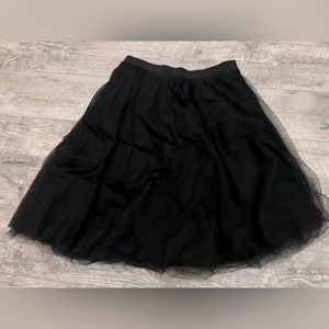 Black Tulle Skirt